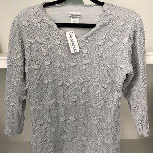 Haystacks Aduena Surreal Textured Top